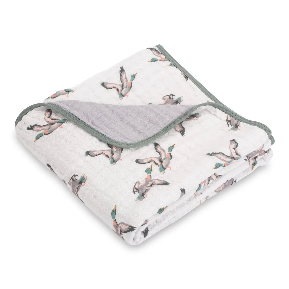 Muslin Quilt Kids Blanket-mallards