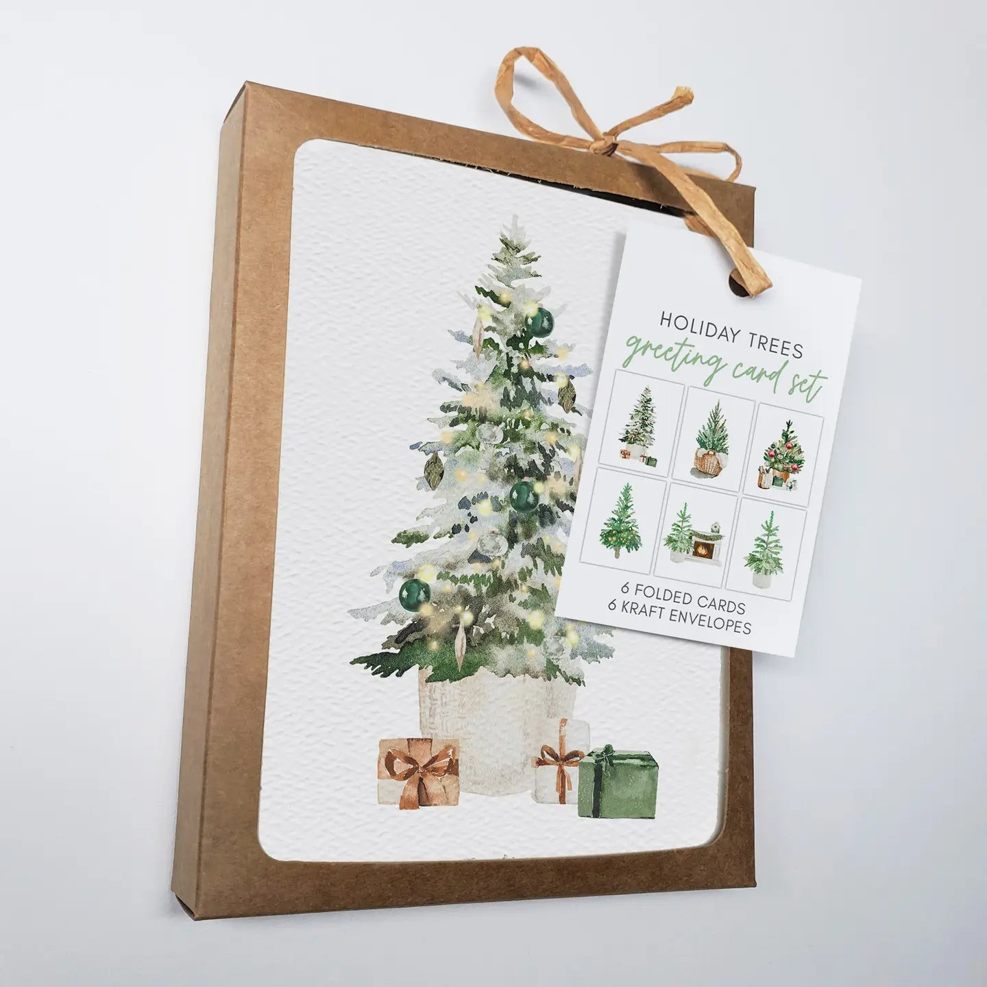 Holiday Greeting Cards, Christmas Trees