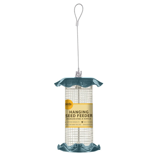 Blue Songbird Feeder