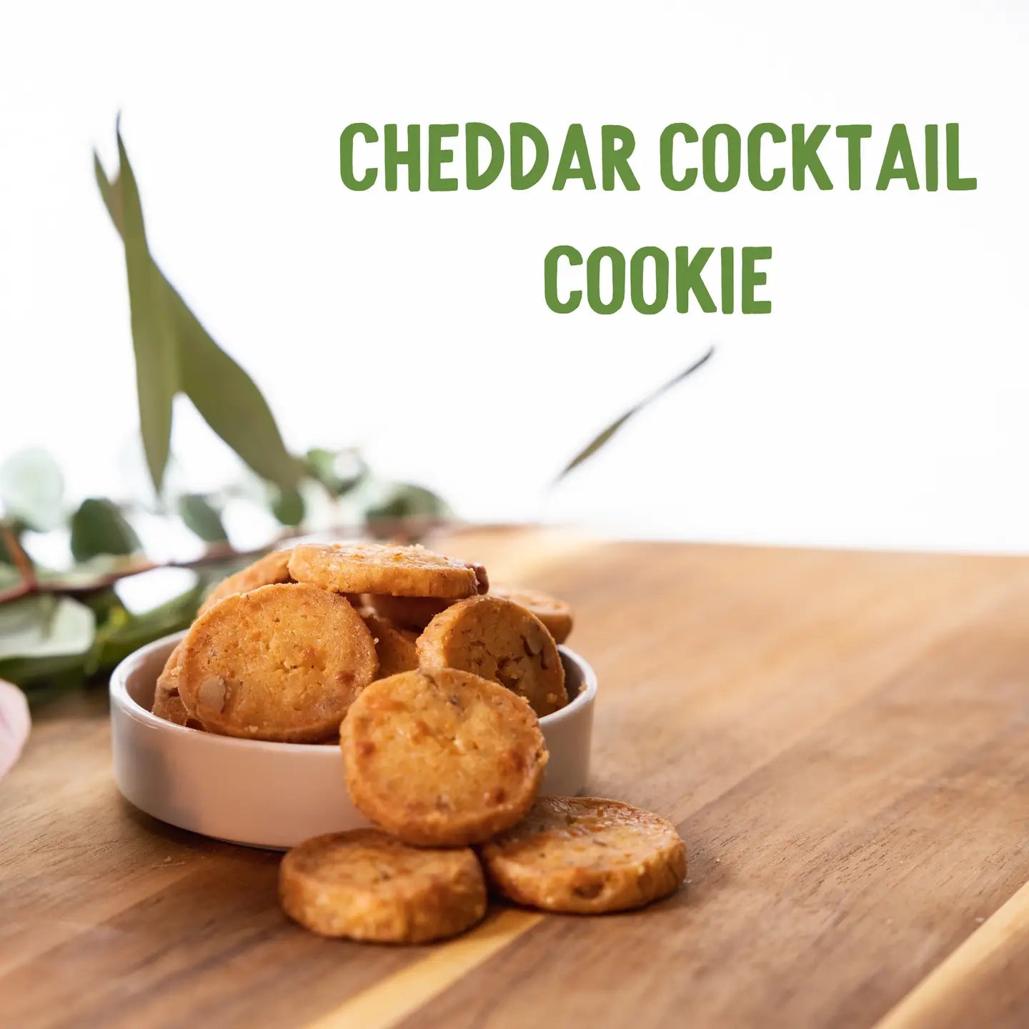 NC Gift Tin Cheddar Cocktail Shortbread Cookies