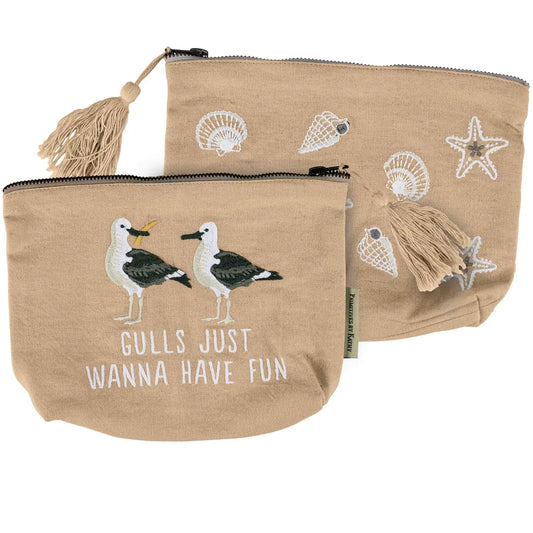 Wanna Have Fun zipper pouch