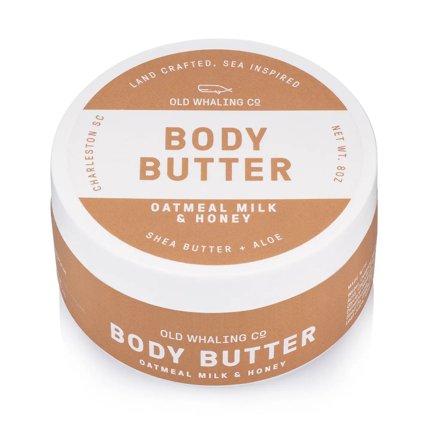 Body Butter, Oatmeal Milk & Honey (8 oz)