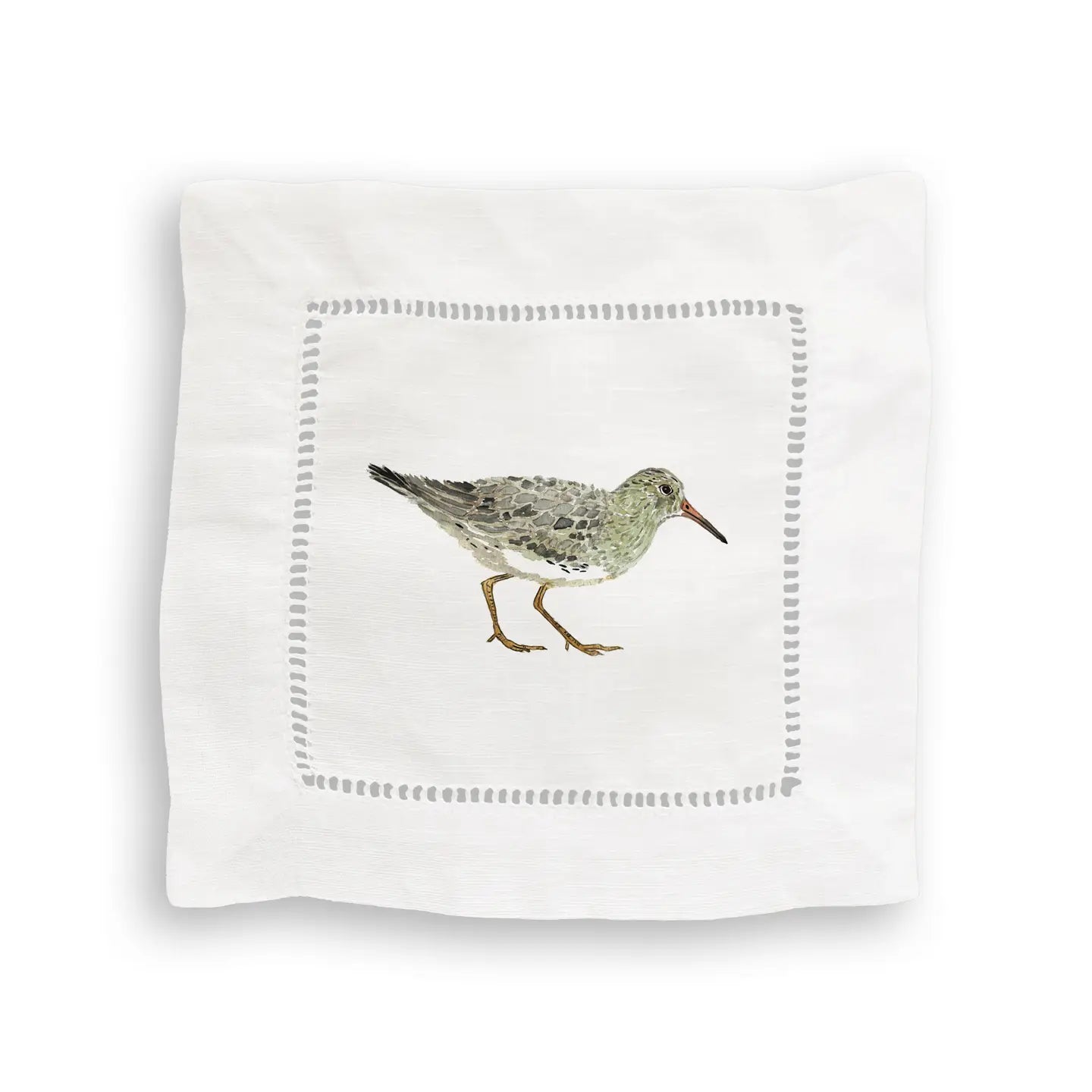 Sea Birds Mixed Linen Cocktail Napkin Set