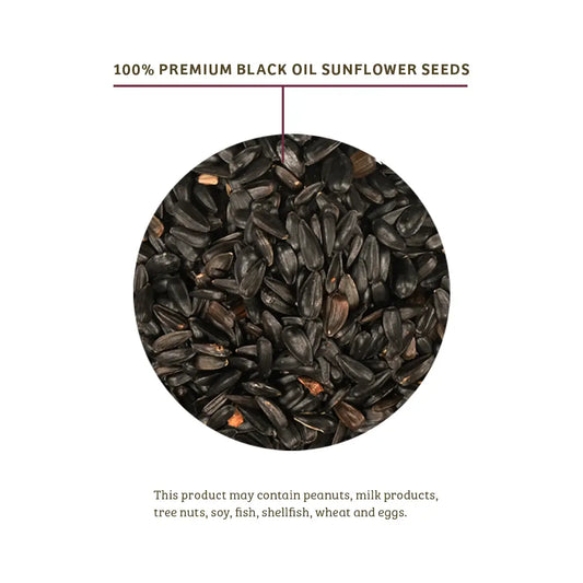 Black Oil Sunflower Wild Bird Food, 15 lbs