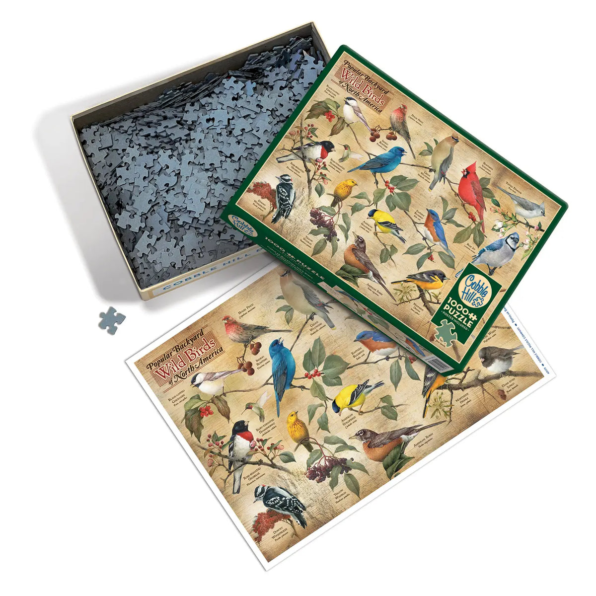 Backyard Wild Birds 1000-Piece