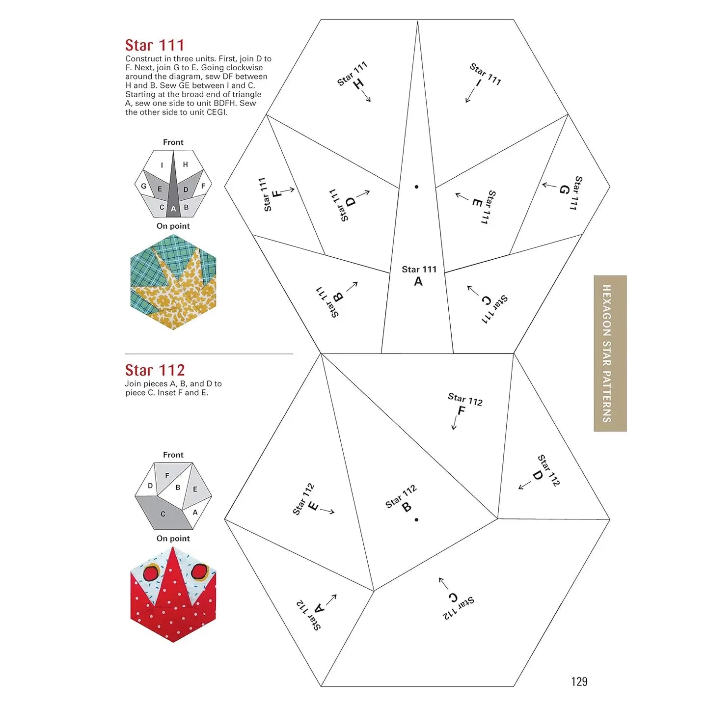 Hexagon Star Quilts