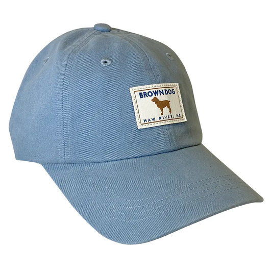 Brown Dog Vintage Dad Cap /  stellar blue