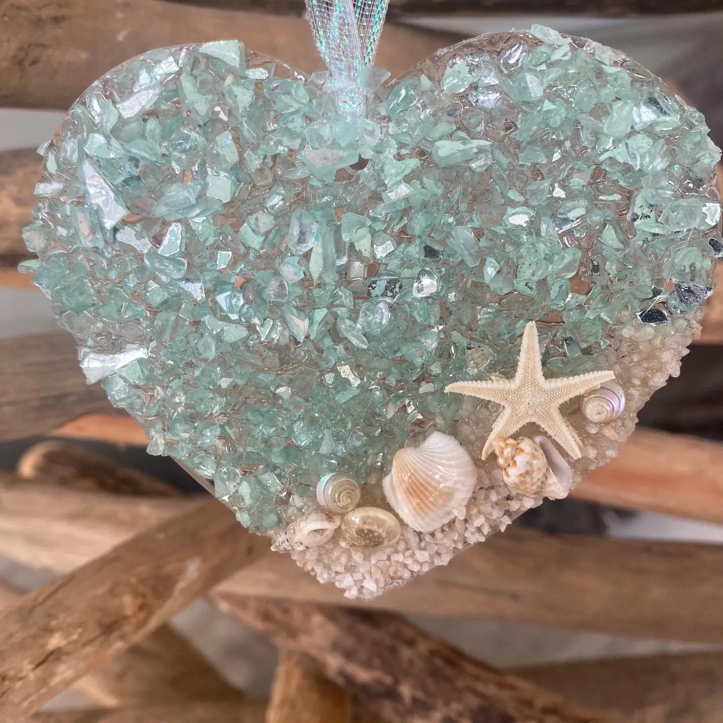 Coastal Heart Sun Catcher