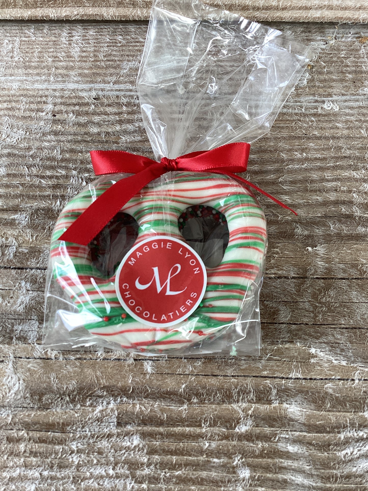 2 pc Milk and White Chocolate Covered Pretzels