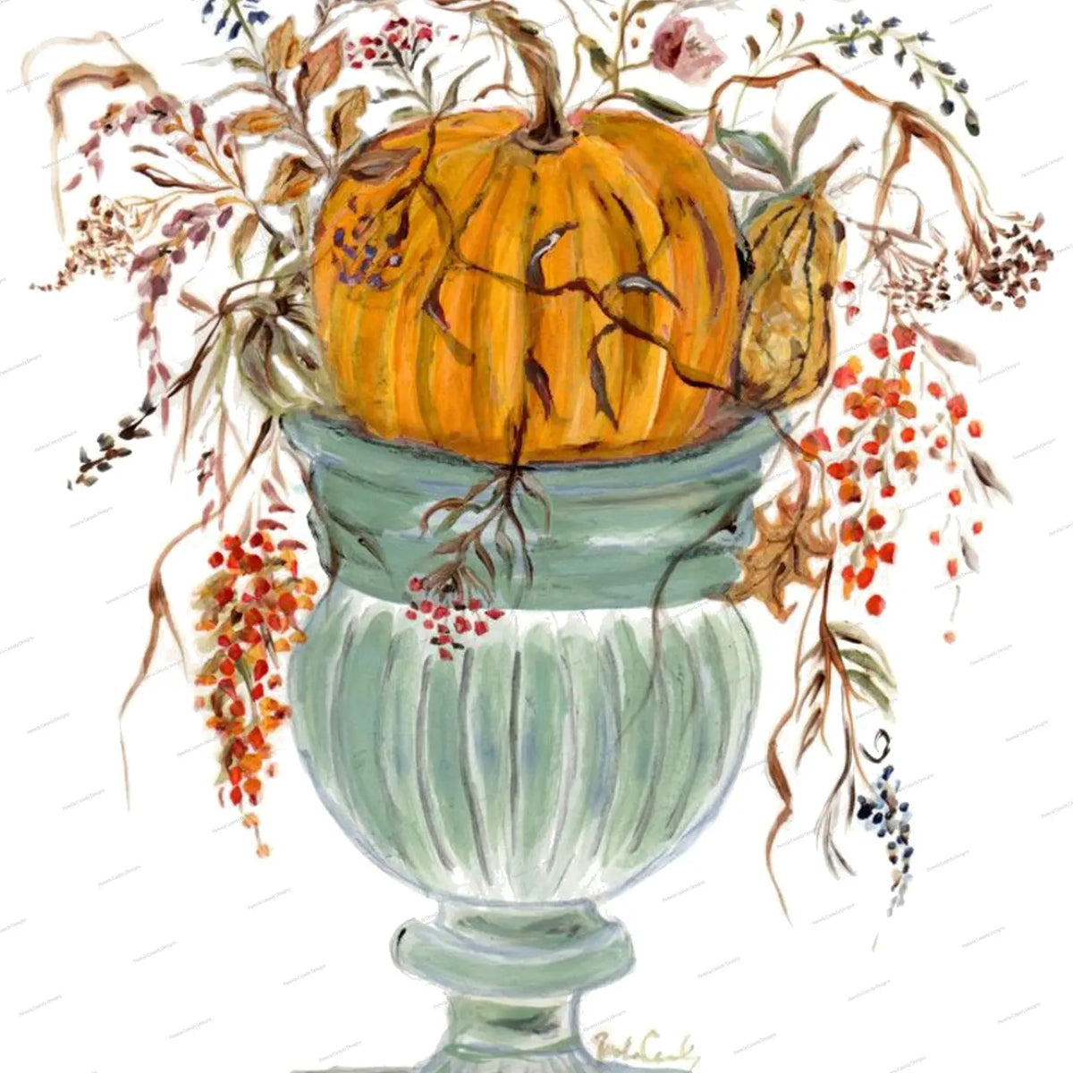 November Kitchen Towel