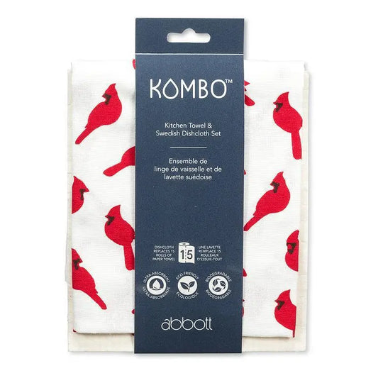 Cardinal dishcloth & towel set