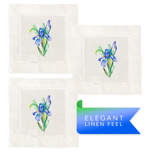 Iris Napkins Hemstitch