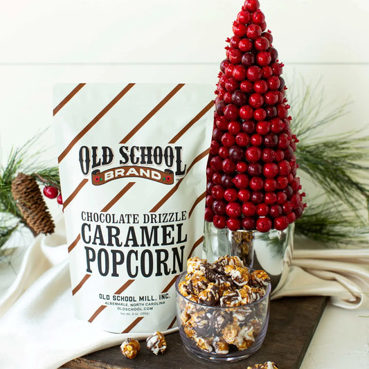 Chocolate Drizzle Caramel Popcorn