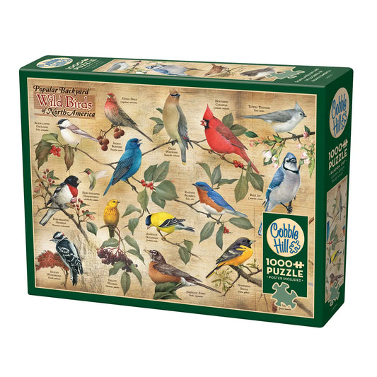 Backyard Wild Birds 1000-Piece