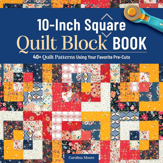 10-inch square quilt block book