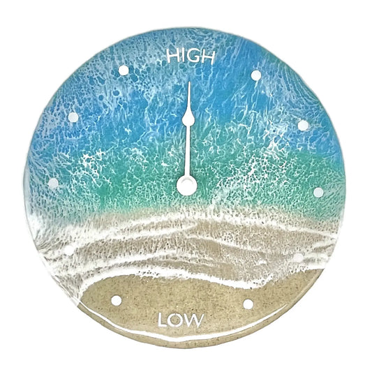 Beach Wave Tide Clock 8"