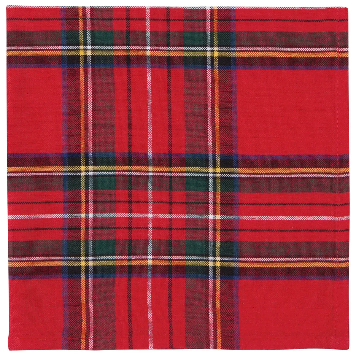 Christmas Plaid Woven Napkins set of 4