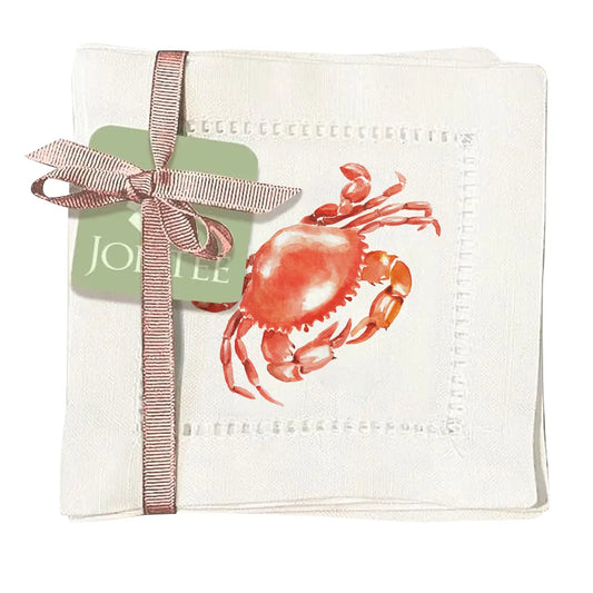 Crab Napkins Hemstitch