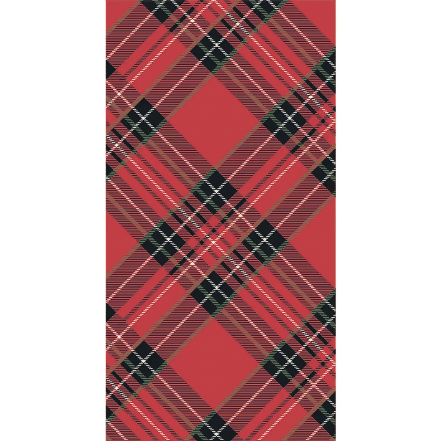 Red Plaid Guest Napkins