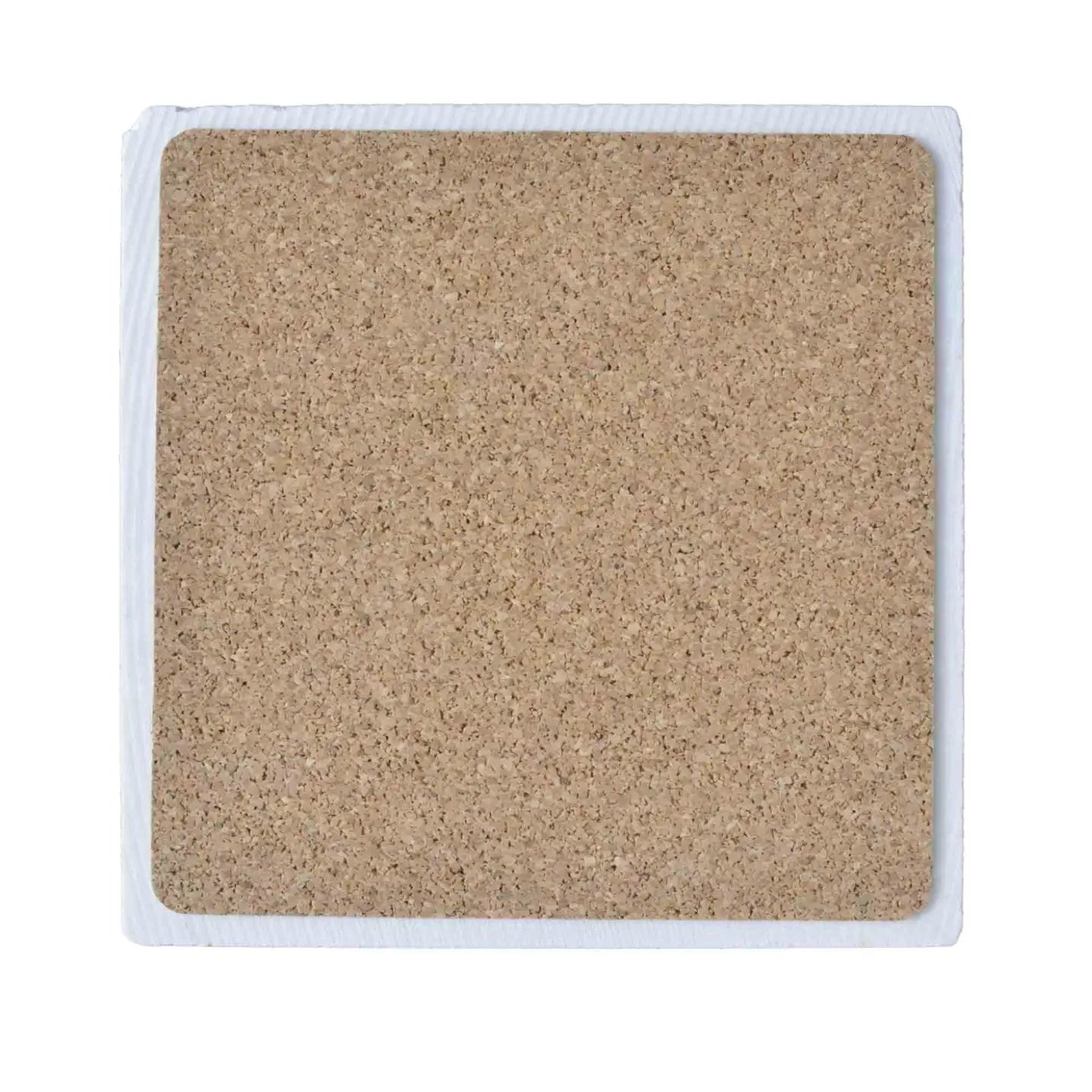 NC State Map Ceramic Coaster