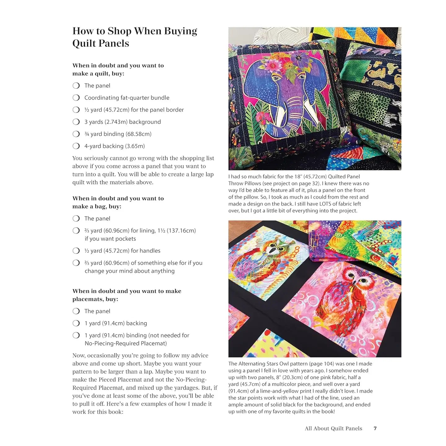 The Panel Quilting Workshop