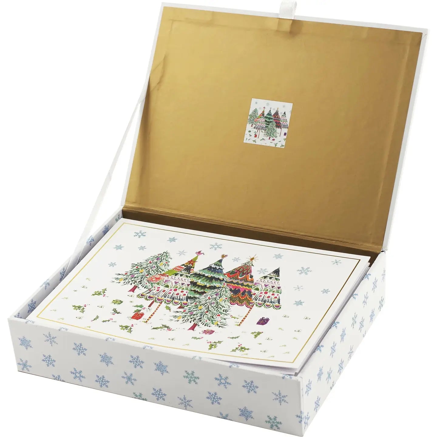 Merry Evergreens Deluxe Boxed Holiday Cards