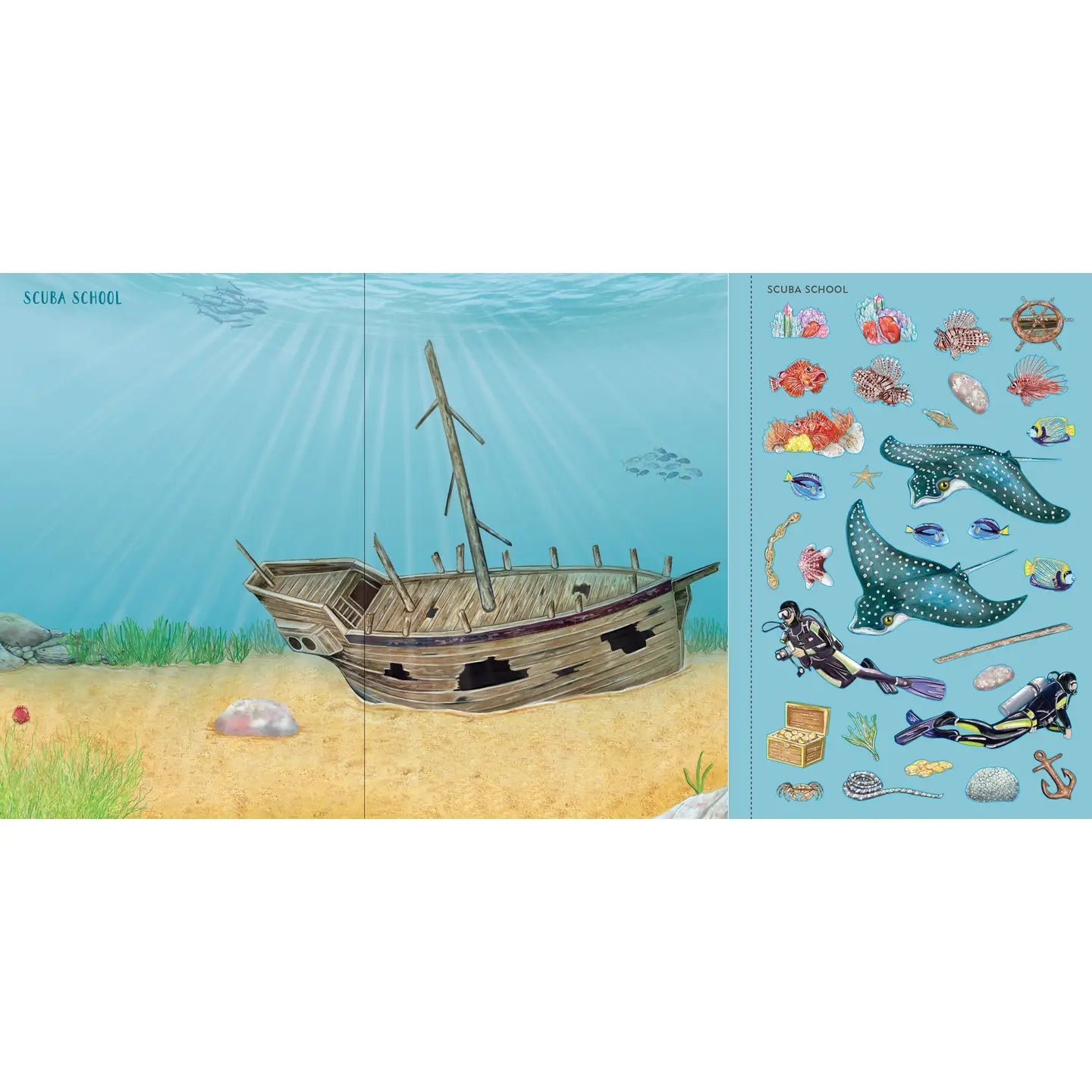 Under the Sea-sticker scenes