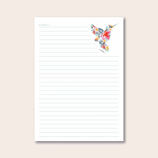 Hummingbird Desk Notepad