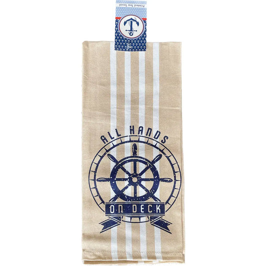 Tea Towel-"All Hands on Deck"