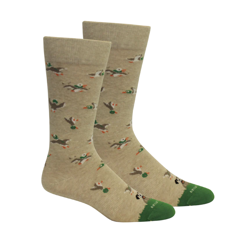 Socks, 1984 Duck Hunt - Oatmeal - Brown Dog