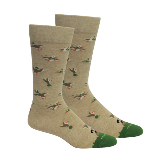 Socks, 1984 Duck Hunt - Oatmeal - Brown Dog