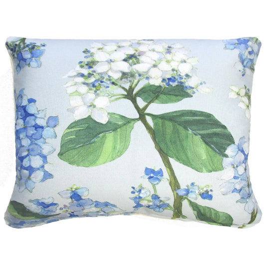 Hydrangea Single (White), 19x24 Pillow