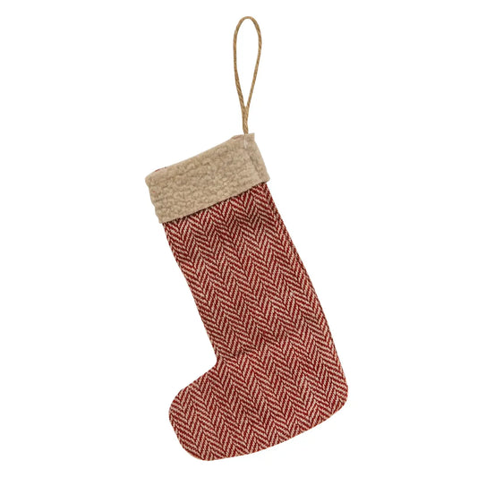 Herringbone Mini Stocking