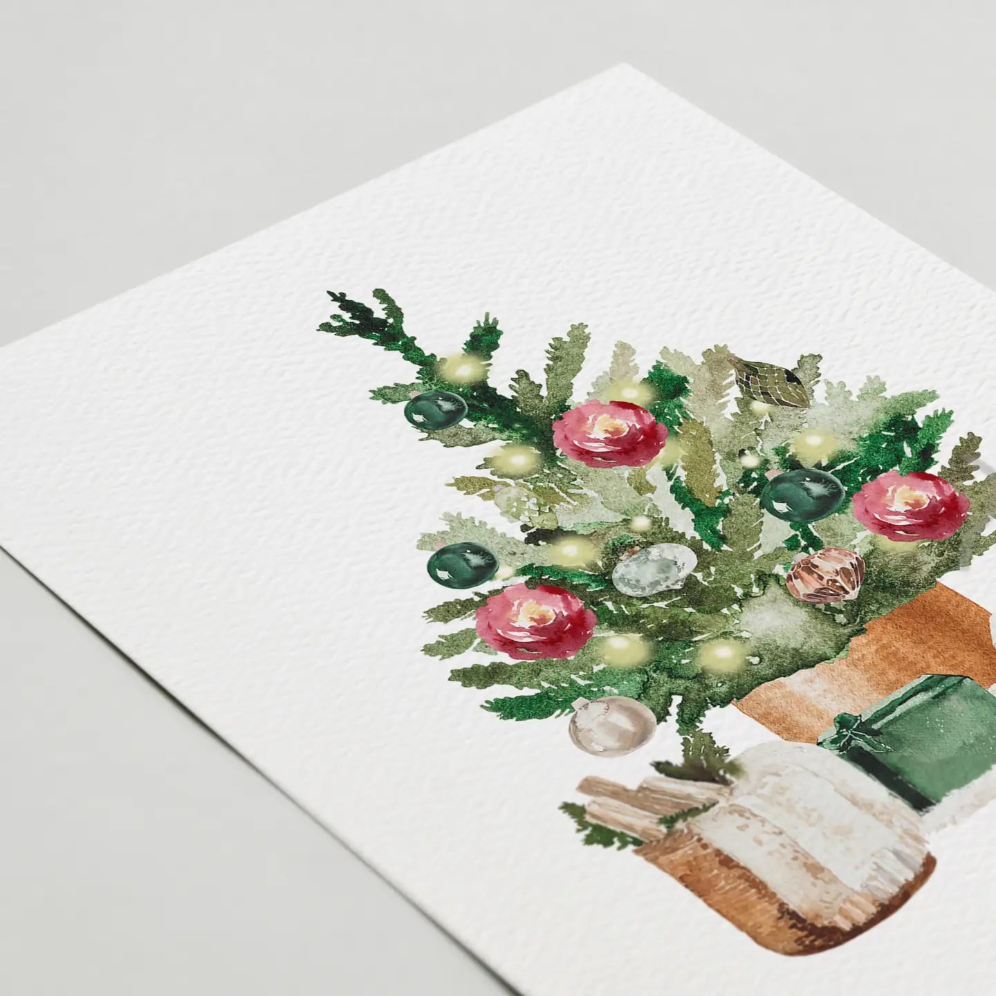 Holiday Greeting Cards, Christmas Trees