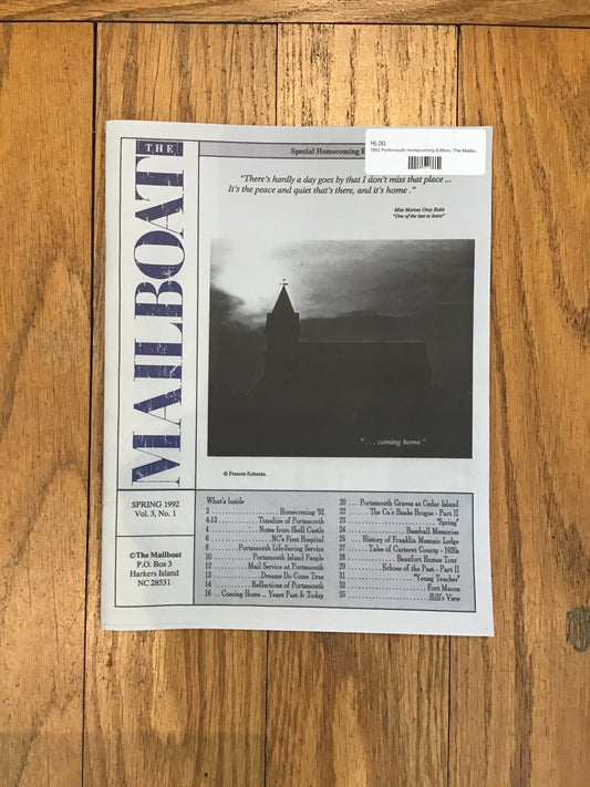 1992 Portsmouth Homecoming Edition, The Mailboat