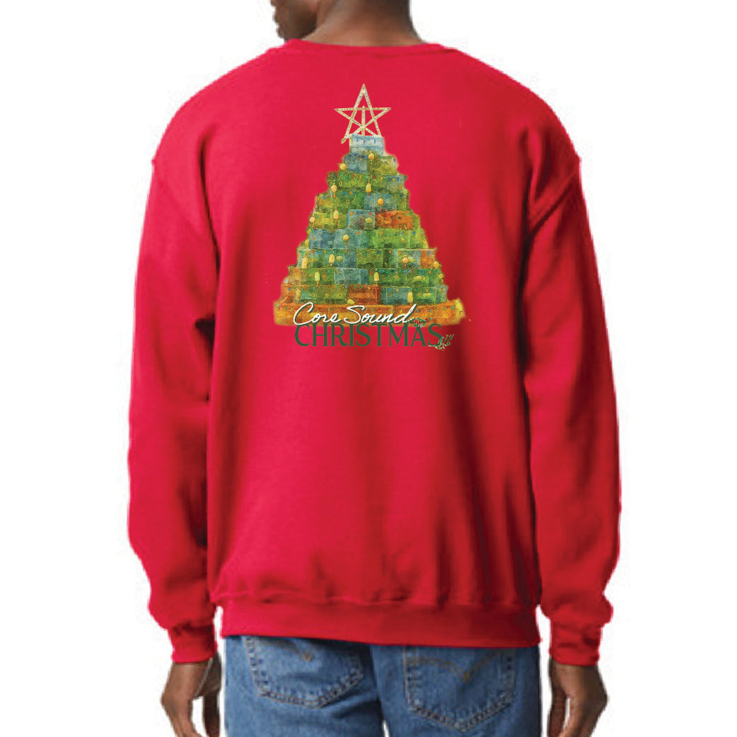 Core Sound Christmas, Crew Sweat, Red