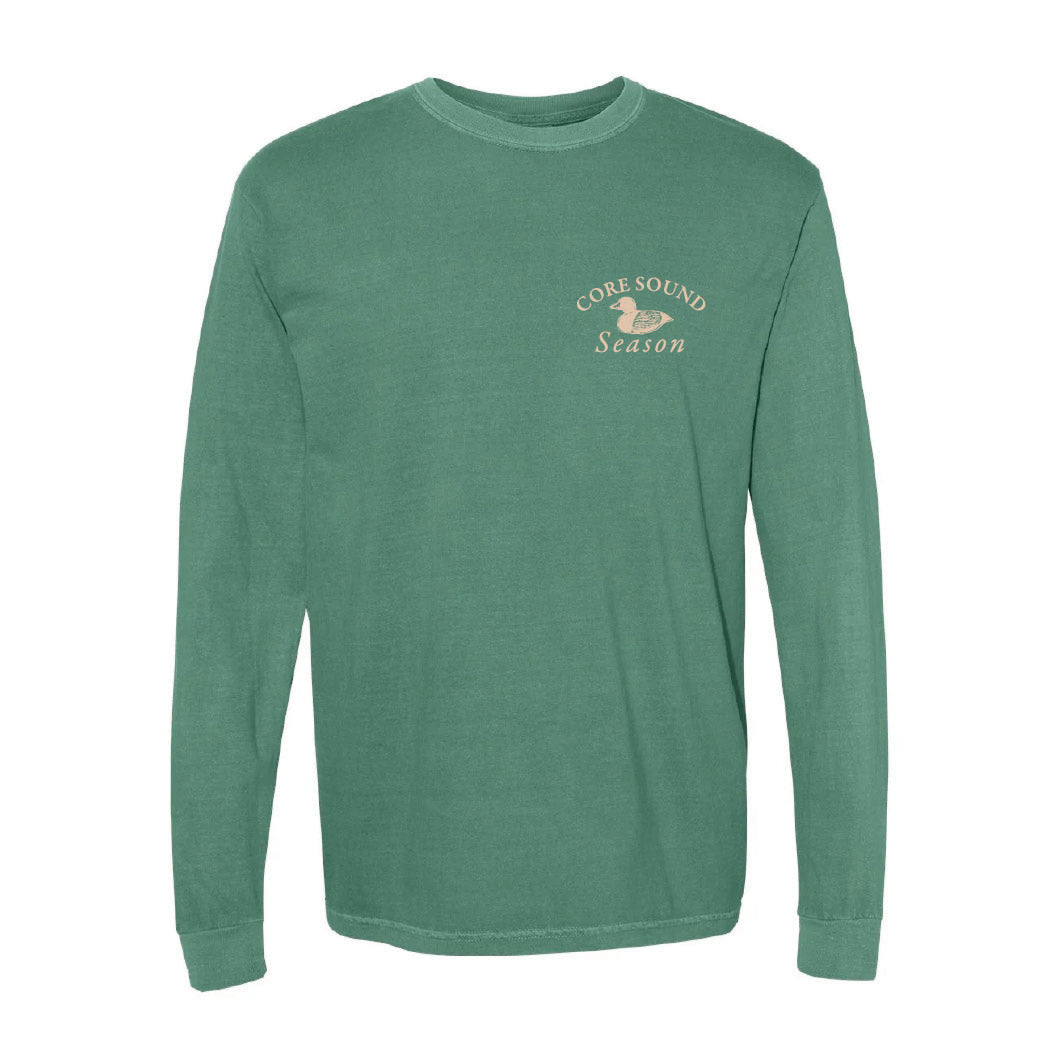 Core Sound Christmas, Long Sleeve Tee, Lt Green
