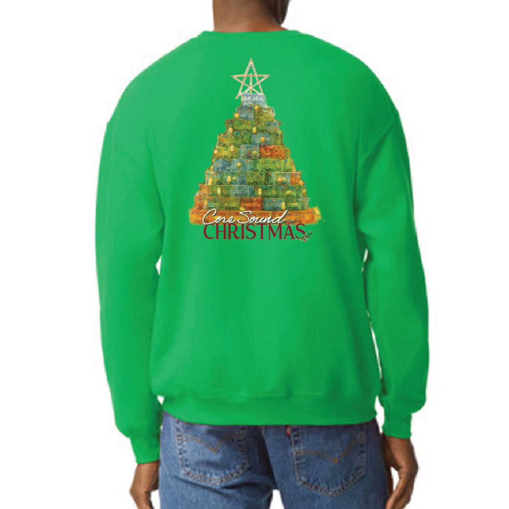 Core Sound Christmas, Crew Sweat, Irish Green