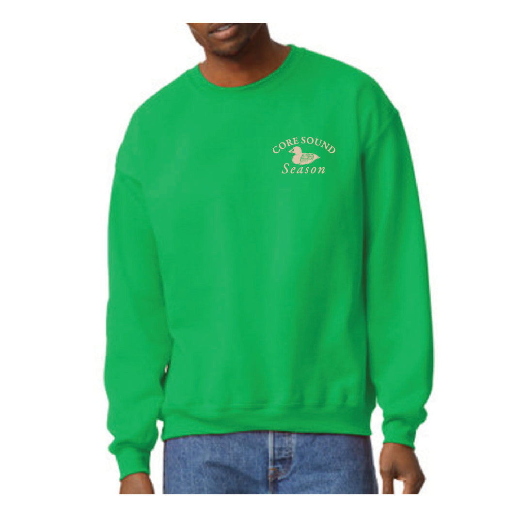 Core Sound Christmas, Crew Sweat, Irish Green