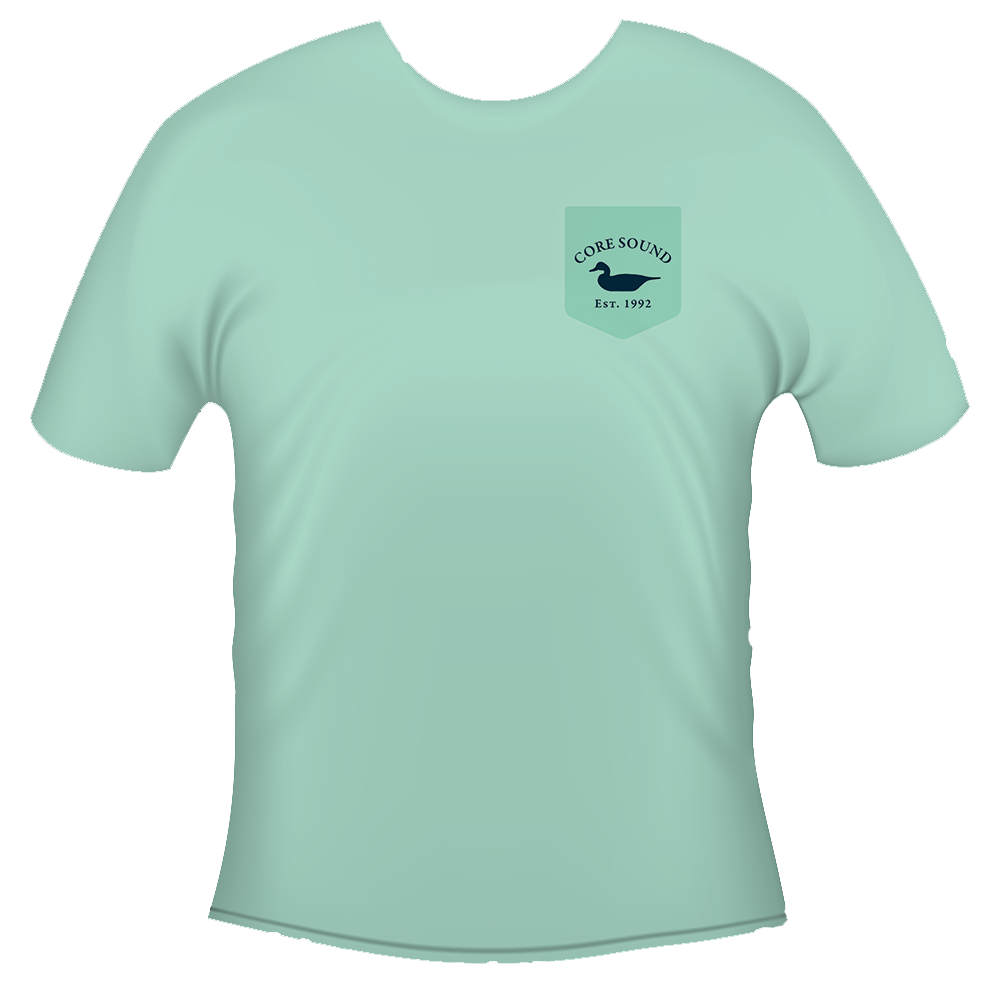 T-Shirt DE Map Outline Chalky Mint SS