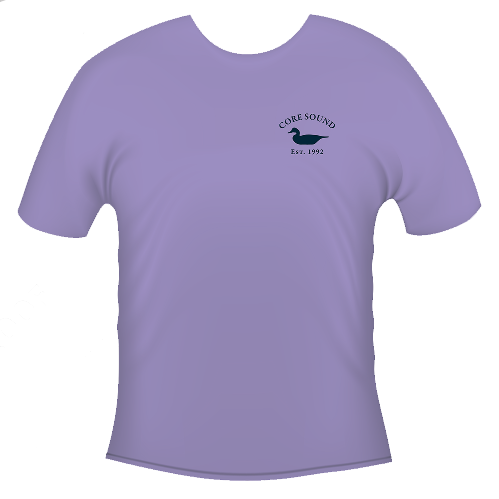 T-Shirt DE Map Outline Violet, SS