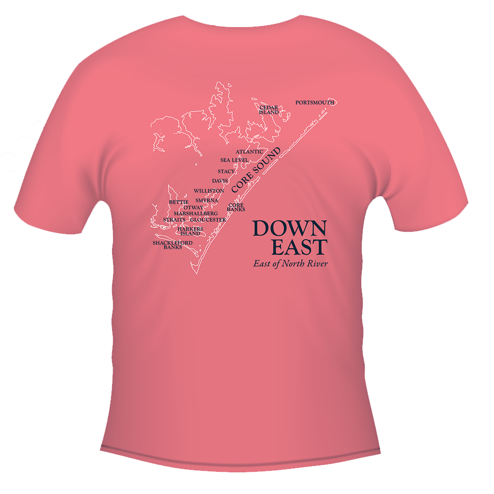 T-Shirt DE Map Outline Watermelon, SS