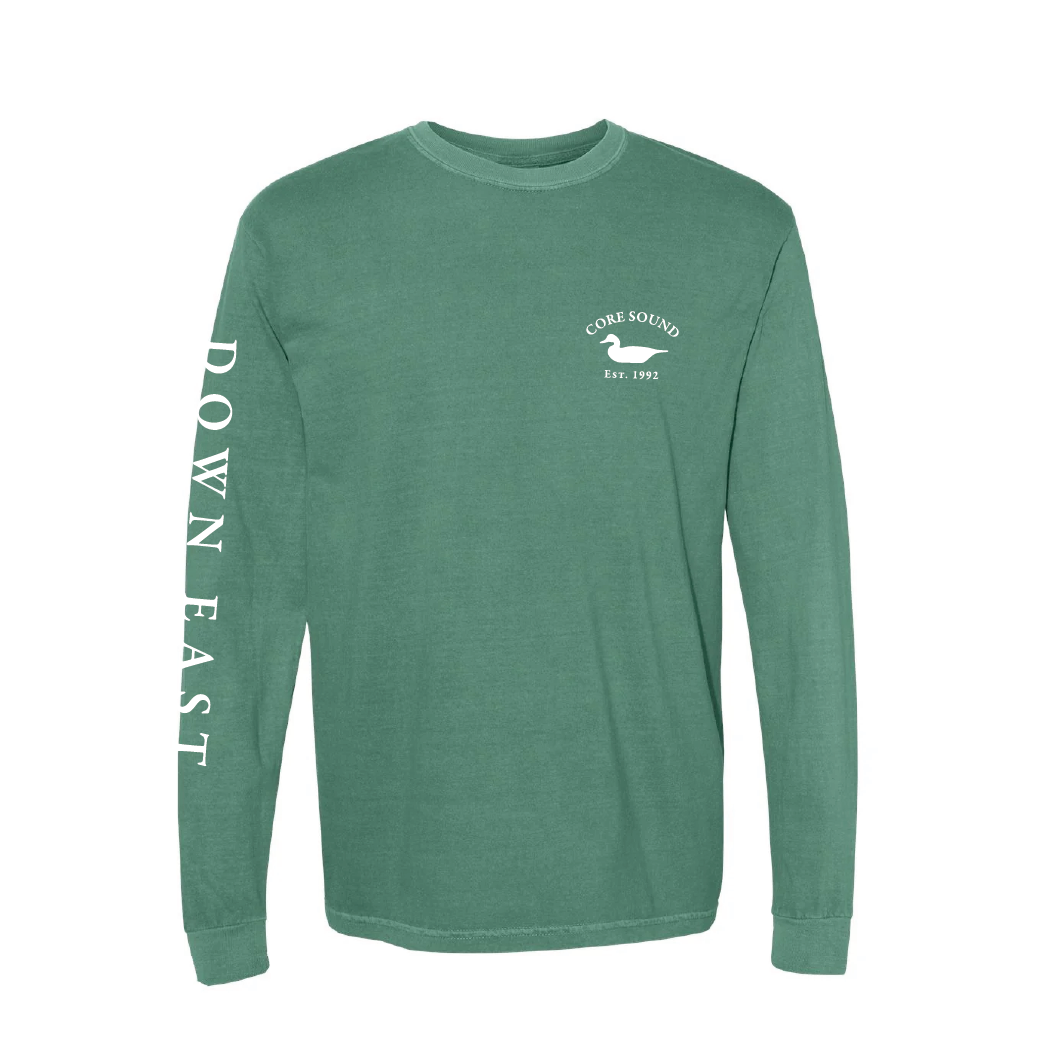 DE Map LS Tee Shirts, Light Green