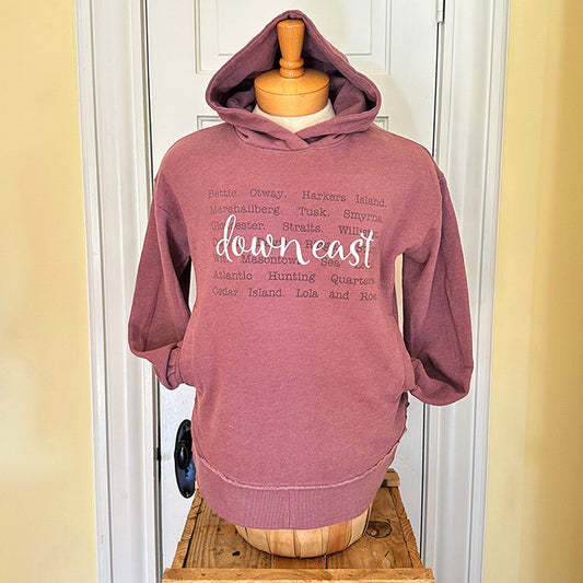 Down East "Community" Hoodie Mauve