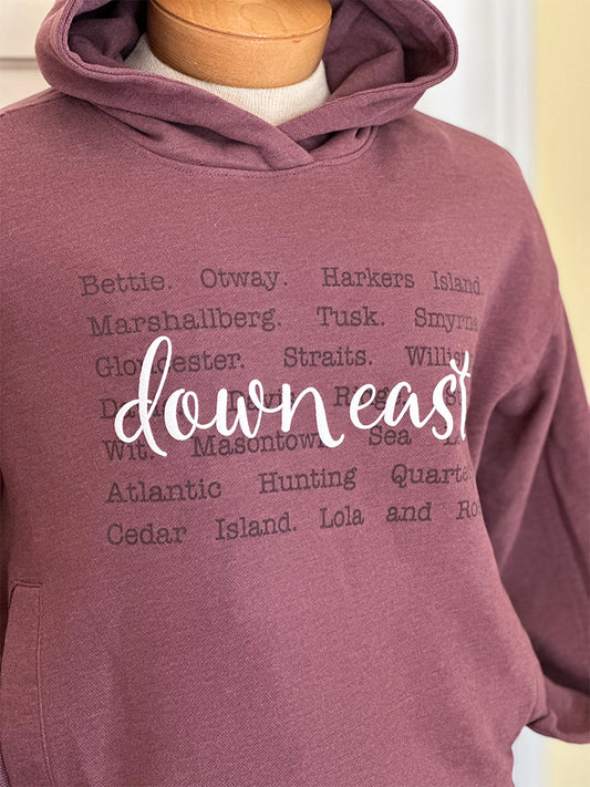Down East "Community" Hoodie Mauve