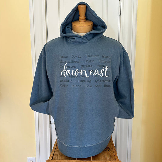 Down East "Community" Hoodie Bluestone