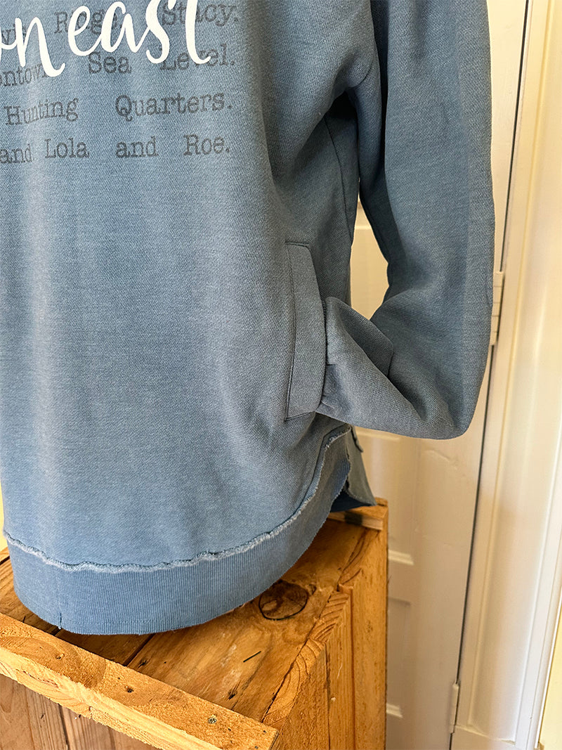 Down East "Community" Hoodie Bluestone
