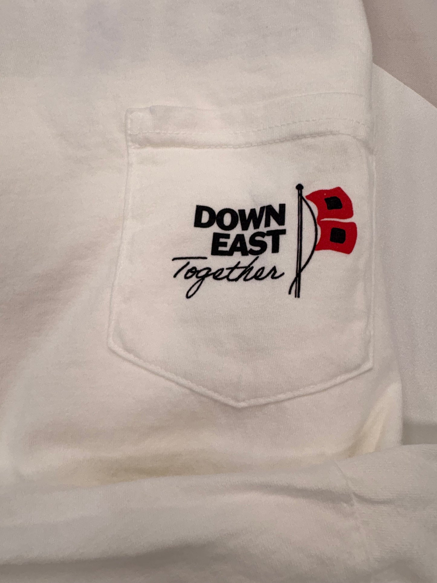 Down East Together, Mommicked - White w/Pocket