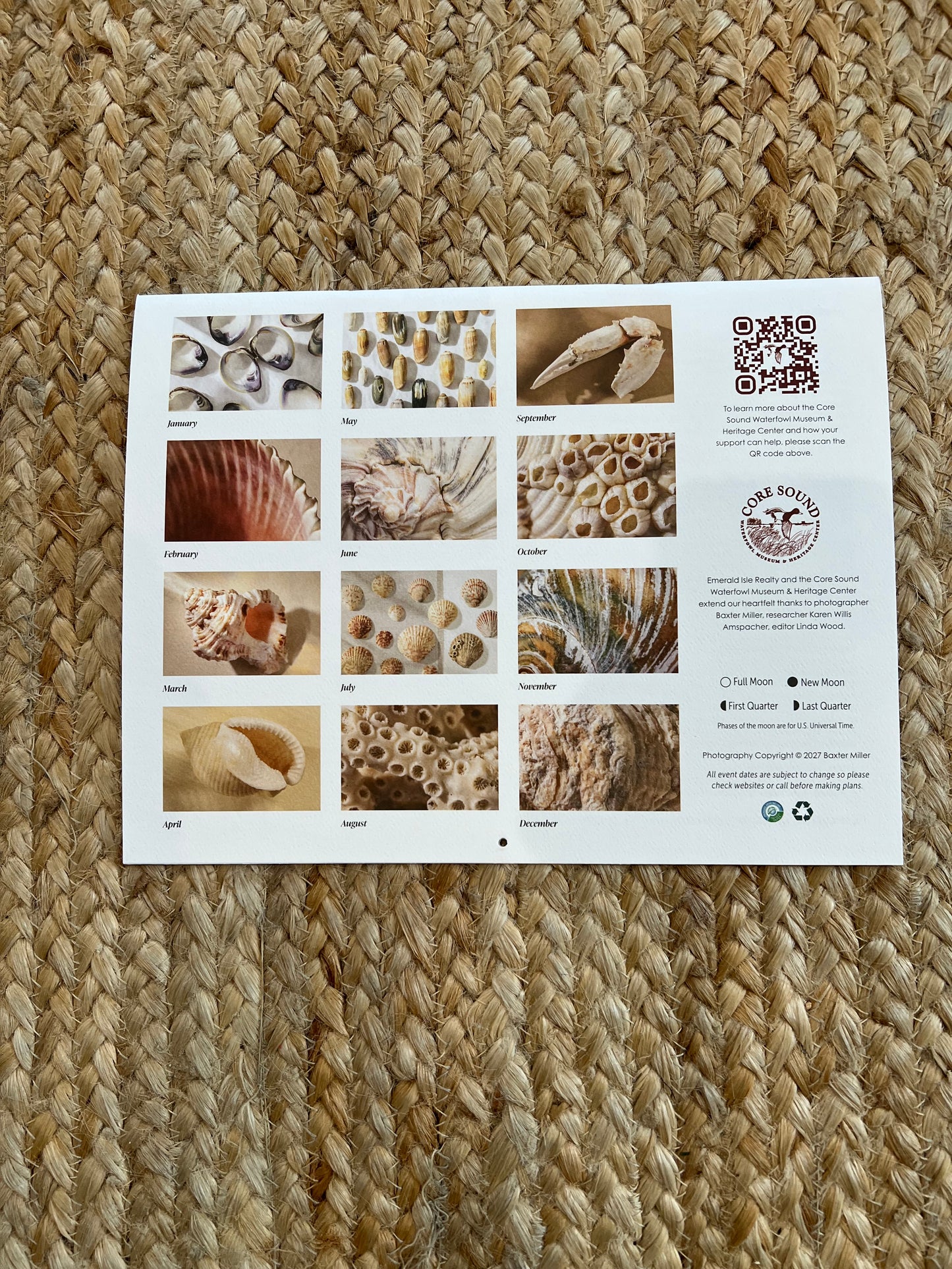 2027 Calendar "Treasures"