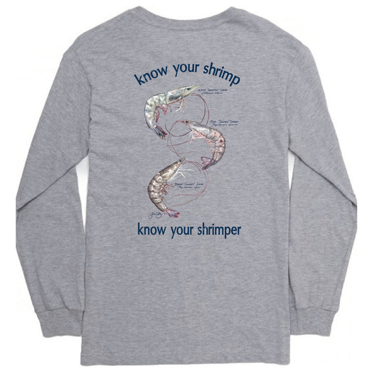 JBB Shrimp 2026 Ash Tee with Pocket LS